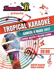 Tropical karaoké Espace Colette Affiche