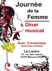 Dîner soirée musicale La Lozre Affiche