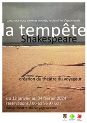 La tempête Thtre du Voyageur Affiche