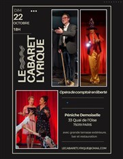 Le Cabaret Lyrique La Pniche Demoiselle Affiche