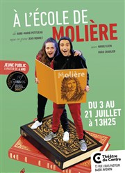 A l'Ecole de Molière Thtre du Centre Affiche