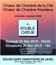 A double choeur Eglise Saint-Christophe de Javel Affiche