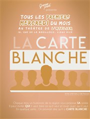 Carte Blanche Thtre de l'Atelier Affiche