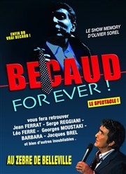 Bécaud For Ever Le Zbre de Belleville Affiche