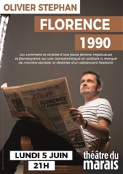 Olivier Stephan dans Florence 1990 Thtre du Marais Affiche