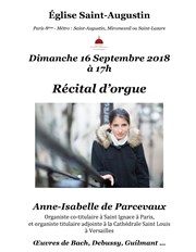 Récital d'orgue Eglise Saint-Augustin Affiche