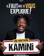 Kamini dans il faut que je vous explique ! Familia Thtre Affiche