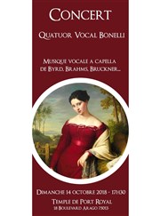 Quatuor Bonelli Temple de Port Royal Affiche