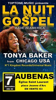 La Nuit du Gospel avec Tonya Baker Collgiale Saint-Etienne Affiche