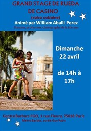 Grand Stage de salsa cubaine - Rueda de Casino Paris FGO-Barbara Affiche