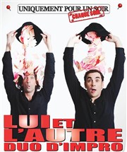 Lui et l'autre, duo d'improvisation Caf Thtre Le Citron Bleu Affiche