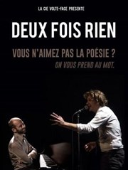 Deux fois Rien Thtre Ronny Coutteure - La Ferme des Hirondelles Affiche