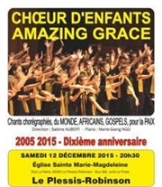 Choeur d'enfants Amazing grace Eglise sainte Marie Magdeleine Affiche