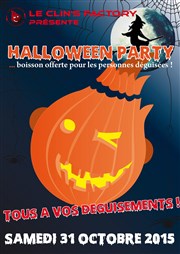 Soirée Halloween Le Clin's Factory Affiche