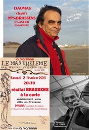 95% Brassens Le mas Theleme Affiche