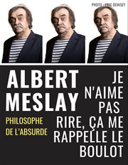 Albert Meslay dans Je n'aime pas rire, ça me rappelle le boulot Comdie Le Mans Affiche