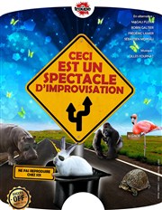 Ceci est un spectacle d'improvisation Thtre du Rempart Affiche