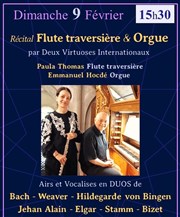 Récital : Flûte traversière & orgue Eglise Notre Dame de la Salette Affiche