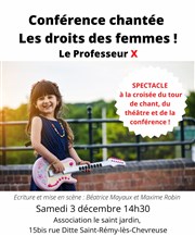 Conférence chantée : les Droits des femmes ! Association Le Saint Jardin Affiche