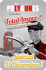 Les Polygônes présentent Total Impro | Spécial soirée du Nouvel An L'Esquif Affiche