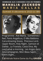 Hommage à Mahalia Jackson et à Maria Callas, deux Grandes Voix de Femmes Cathdrale de Grasse Affiche