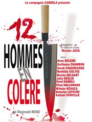 12 hommes en colère Thtre de Nesle - grande salle Affiche