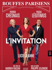 L'invitation | avec Patrick Chesnais et Pascal Legitimus Thtre des Bouffes Parisiens Affiche