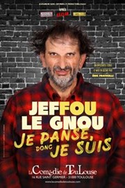 Jeffou le Gnou dans Je panse donc je suis La Comdie de Toulouse Affiche