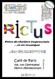 Rictus Caf de Paris Affiche