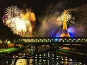 Croisière Feu d'Artifice du 14 juillet 2015 sur la Louisiane Belle Bateau Louisiane Belle Affiche