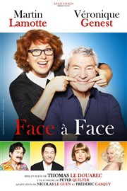 Face à face |avec Véronique Genest et Martin Lamotte TMP - Thtre Musical de Pibrac Affiche