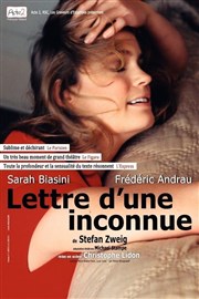 Lettre d'une inconnue | Avec Sarah Biasini Thtre Silvia Monfort Saint-Brice Affiche