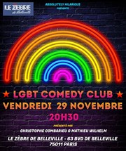 LGBT Comedy Club Le Zbre de Belleville Affiche