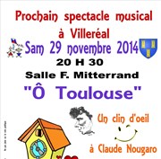 Ô Toulouse - Clin d'oeil à Claude Nougara SalleFranois Mitterand Affiche