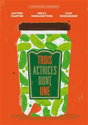 Trois actrices dont une Akton Thtre Affiche