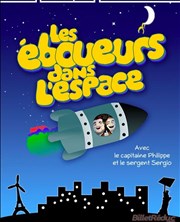 Les éboueurs dans l'espace We welcome Affiche