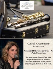 Aude Quartet Jazz en Duo : Bienvenue à Paris Chez Clment Affiche