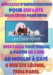 Spectacle d'impro pour les enfants (et les autres !) Le Moulin  Caf Affiche