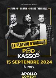 Podkassos le plateau | Paris Apollo Comedy - salle Apollo 200 Affiche