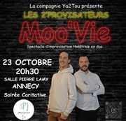 Le Moo'Vie des 2'provisateurs Salle Pierre Lamy Affiche