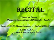 Récital de Lieder | Musique romantique allemande AAA Maison Japonaise Affiche