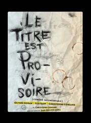 Le titre est provisoire Pniche Thtre Story-Boat Affiche