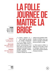 La folle journée de Maître La Brige Antiba Thtre Affiche