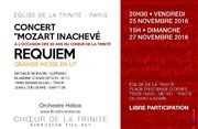 Mozart Inachevé Eglise de la Trinit Affiche