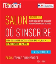 Salon de l'Etudiant  Où s'inscrire ? Espace Champerret Affiche