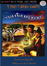 Twa fwa bel kont La Girafe qui se Peigne Affiche