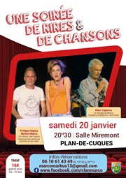 Une soirée de rires et de chansons Ple Culturel Miremont Affiche