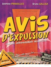 Avis d'expulsion Caf-thtre de Carcans Affiche