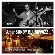 Amar Sundy blues jazz  concert & jam Pniche L'Improviste Affiche