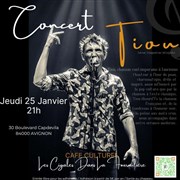 Tiou en concert Caf culturel Les cigales dans la fourmilire Affiche